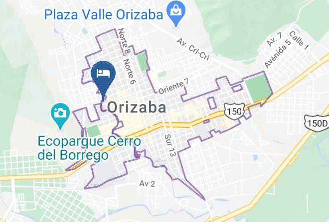 Orizaba - Hotel Del Rio Orizaba Maps