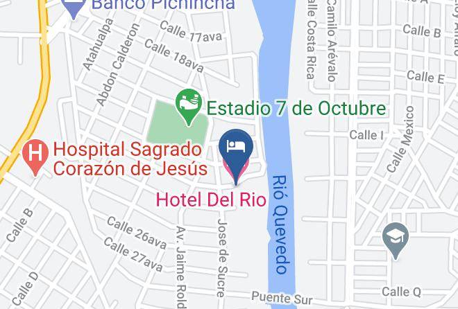 Quevedo - Hotel Del Rio Maps