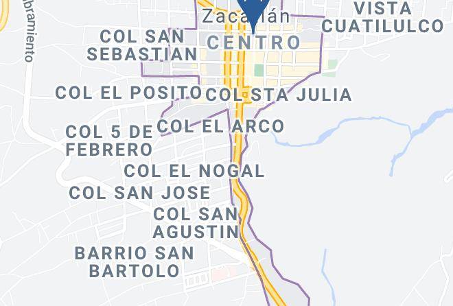 Zacatlan - Hotel Del Rosario Maps