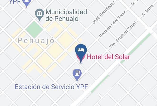 Pehuajo - Hotel Del Solar Maps