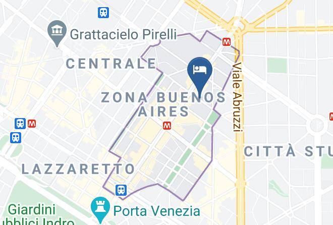 Milan - Hotel Del Sole Di Vassalli & C Maps