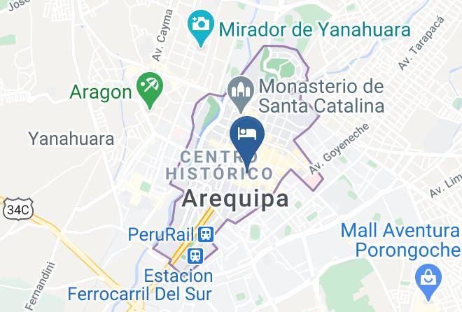 Arequipa - Hotel Del Sur Maps