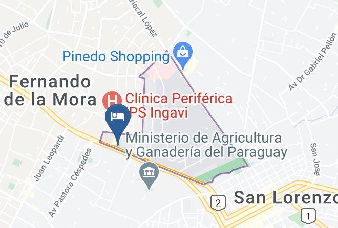 San Lorenzo - Hotel Del Sur Maps