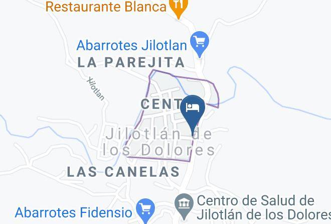Jilotlan De Los Dolores - Hotel Del Toro Maps