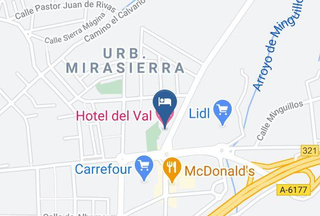 Jaen - Hotel Del Val Maps