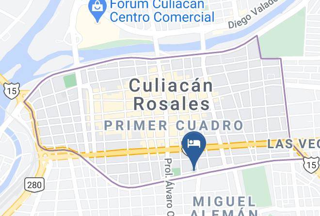 Culiacan - Hotel Del Valle Maps