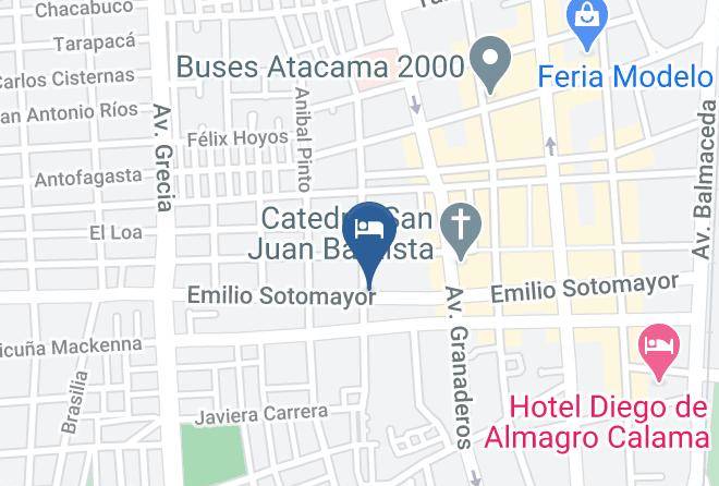 El Loa - Hotel Del Valle Maps