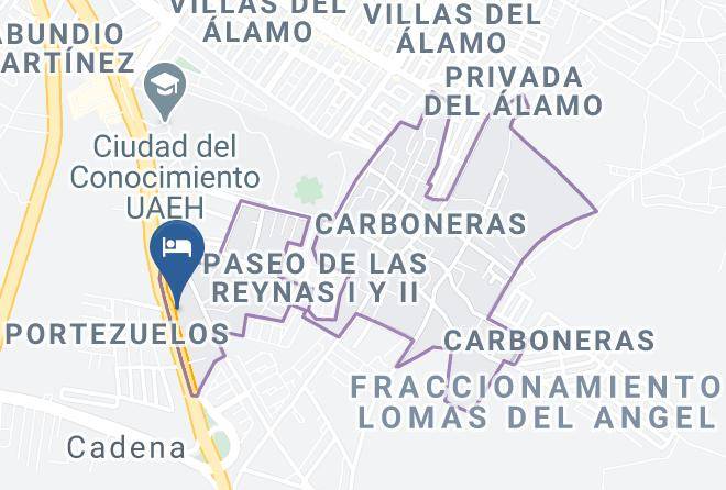 Mineral De La Reforma - Hotel Del Valle Inn Maps