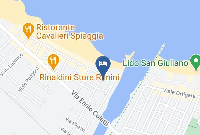 Rimini - Hotel Del Vecchio Maps