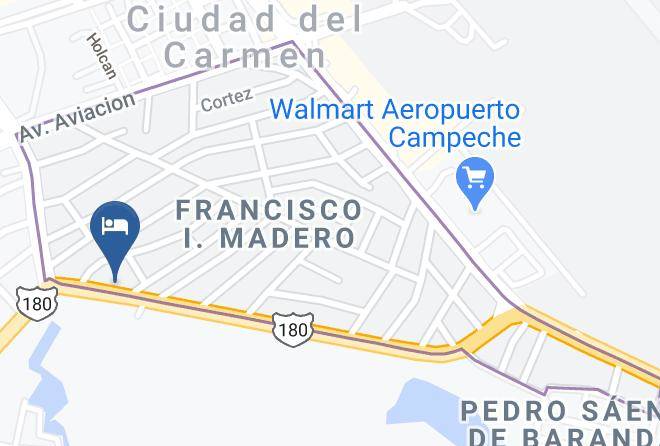 Carmen - Hotel Del Viajero Maps