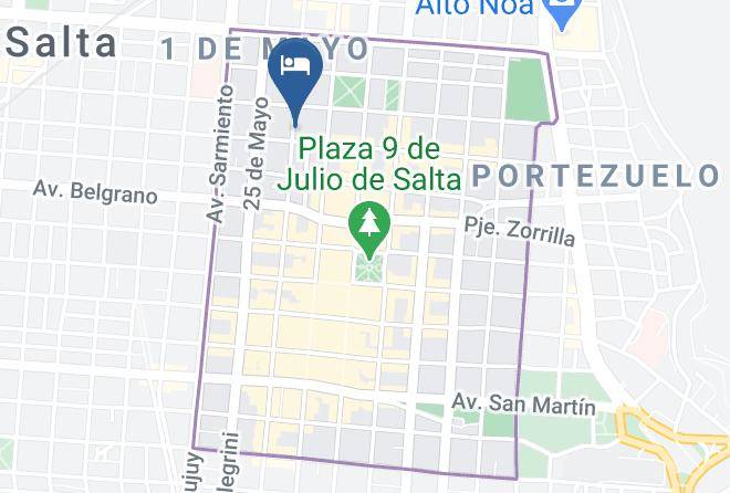 Salta - Hotel Del Virrey Maps