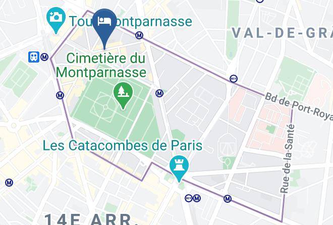 Paris - Hotel Delambre Maps