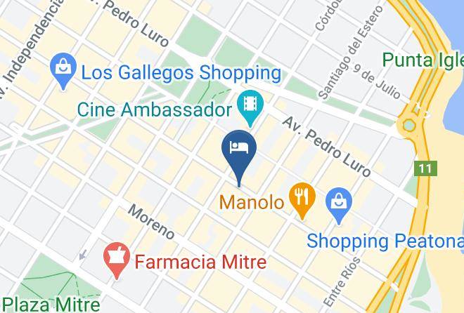 General Pueyrredon Partido - Hotel Delfin Maps
