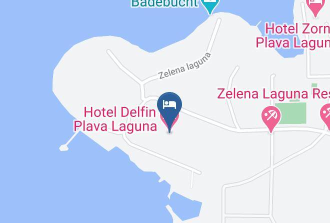 Funtana - Hotel Delfin Plava Laguna Maps