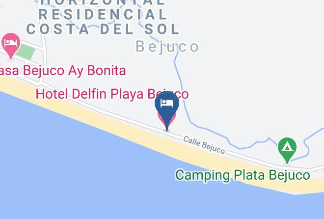 Parrita - Hotel Delfin Playa Bejuco Maps