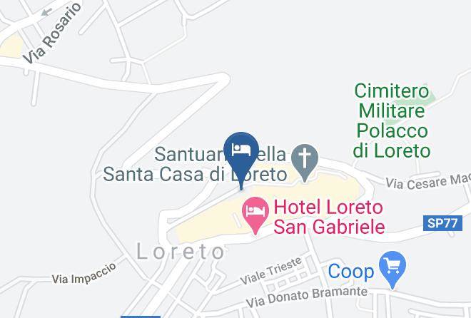 Ancona - Hotel Delfino Azzurro Maps