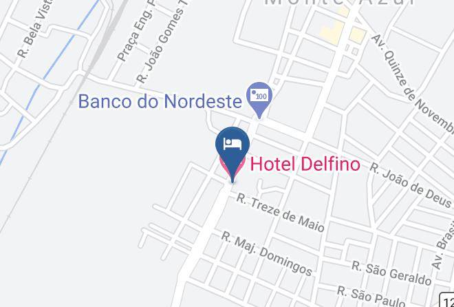 Monte Azul - Hotel Delfino Maps