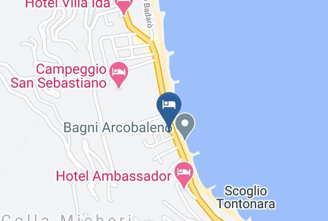 Savona - Hotel Delfino Maps