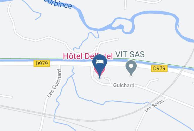 Saone Et Loire - Hotel Delfotel Maps