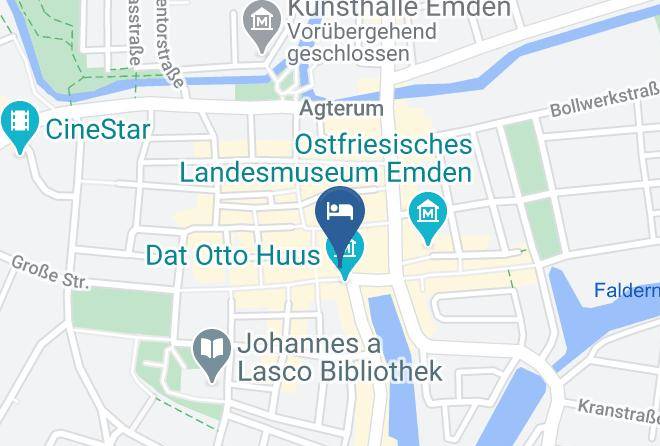 Emden - Hotel Delfthalle Garni Emden Maps