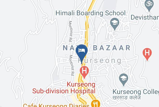 Kurseong - Hotel Delhi Darbar Maps