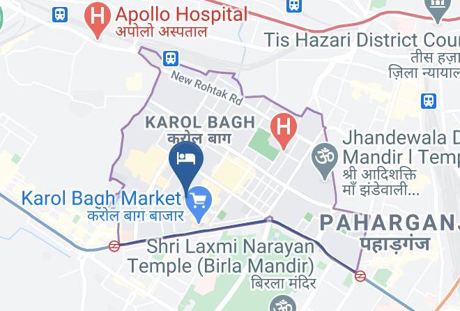 Karol Bagh - Hotel Delhi Pride Maps