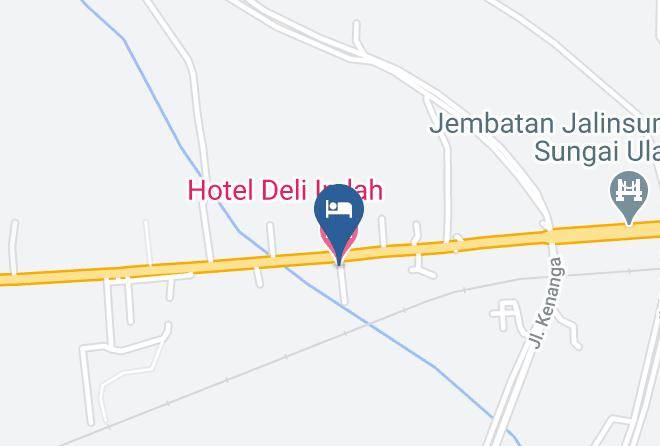 Deli Serdang Regency - Hotel Deli Indah Maps