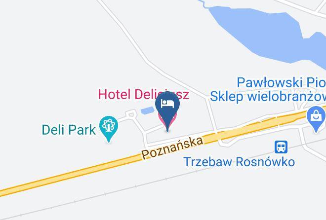 Poznanski - Hotel Delicjusz Maps