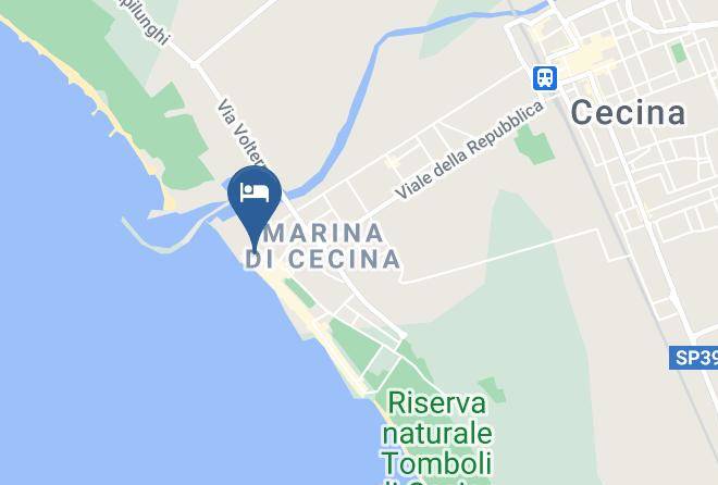 Leghorn - Hotel Della Contrada Fronte Mare Marina Di Cecina Costa Degli Etruschi Maps