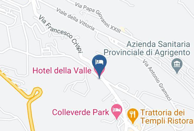 Agrigento - Hotel Della Valle Maps