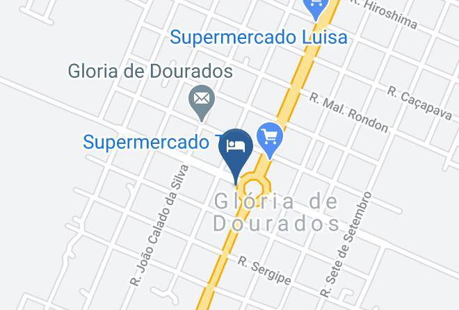 Gloria De Dourados - Hotel Della Vita Maps
