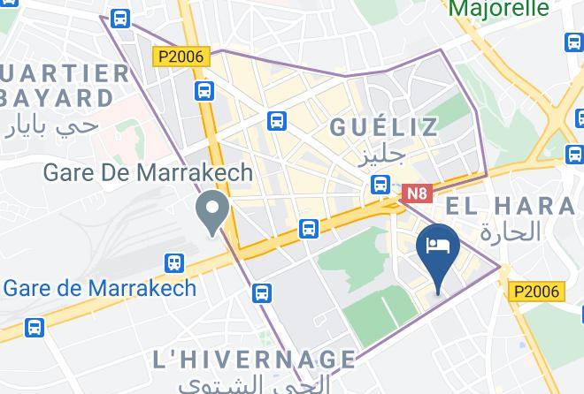 Marrakesh - Hotel Dellarosa Maps