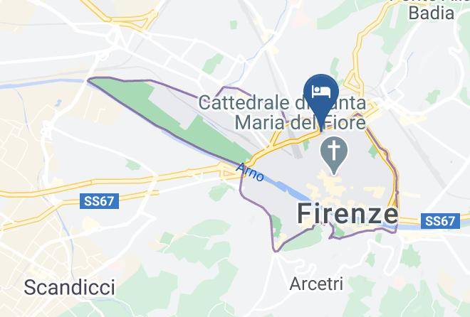 Florence - Hotel Delle Camelie Maps