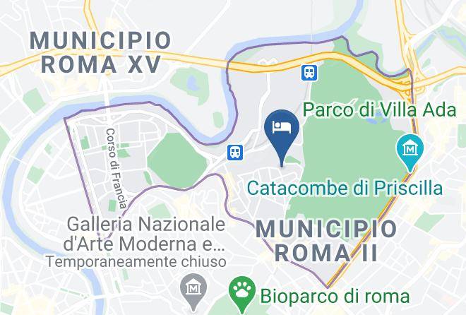 Rome - Hotel Delle Muse Maps