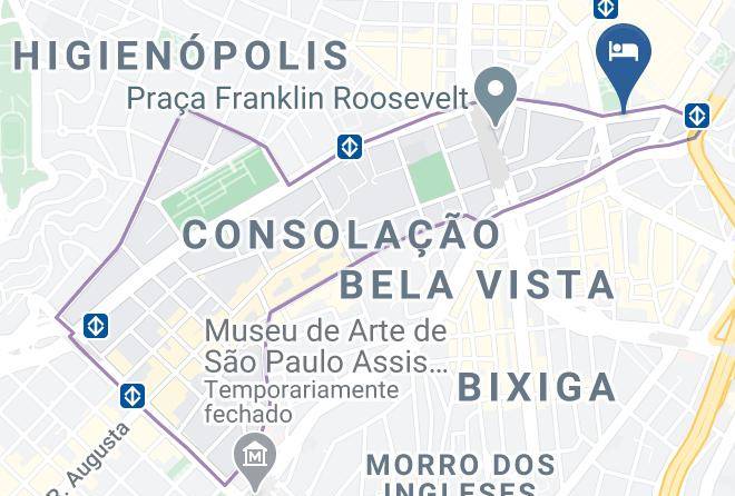 Sao Paulo Republica - Hotel Delmar Maps