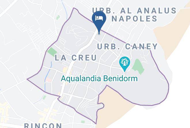 Hotel Deloix Aqua Center Map