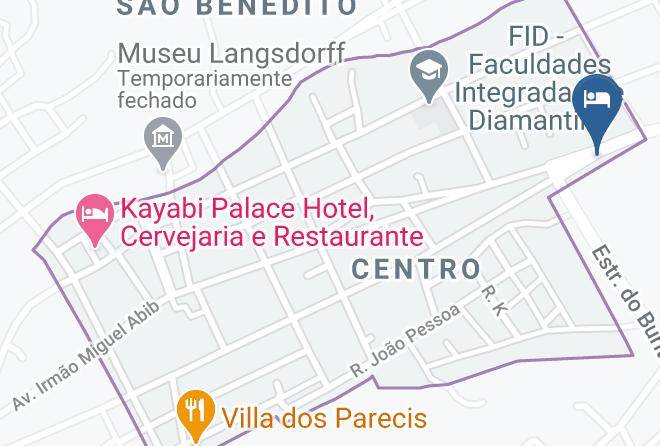 Diamantino - Hotel Delta Maps