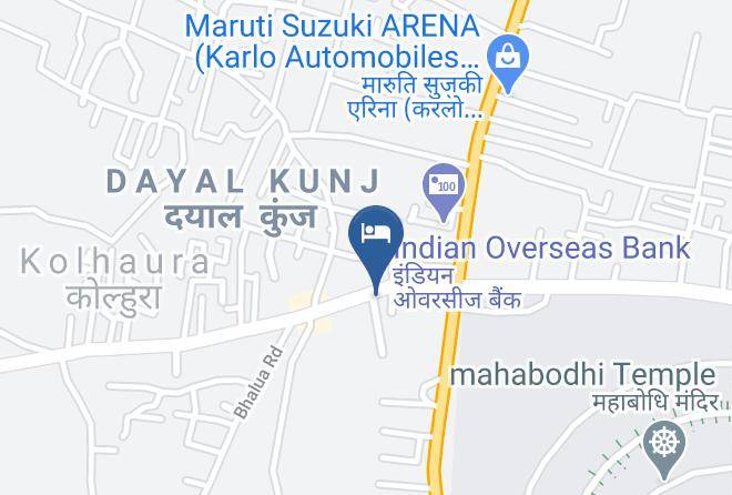 Bodh Gaya - Hotel Delta International Maps