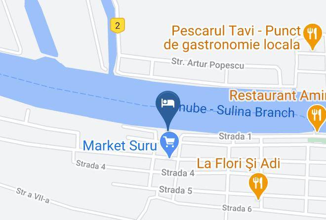 Sulina - Hotel Delta Palace Maps