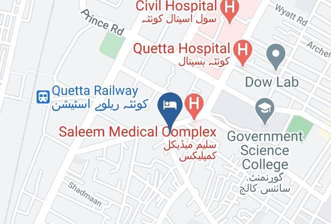 Quetta - Hotel Deluxe Maps