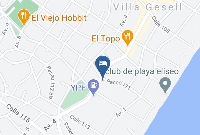 Villa Gesell - Hotel Demi Maps
