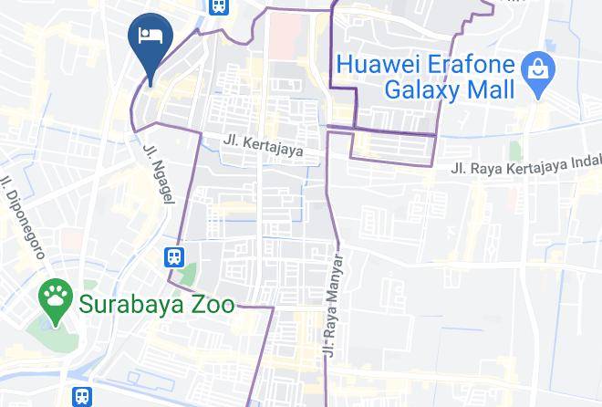 Kota Surabaya - Hotel Demira Maps