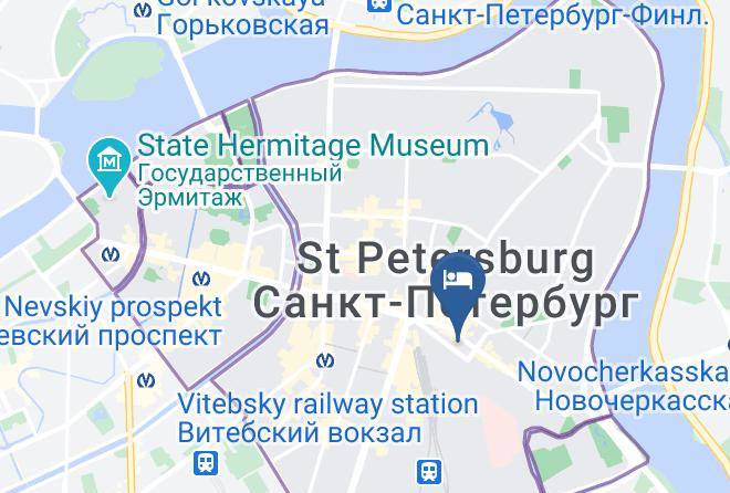 Saint Petersburg - Hotel Democrat On Nevsky 95 Maps