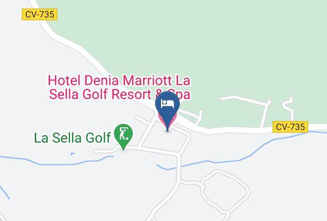 Alicante - Hotel Denia Marriott La Sella Golf Resort & Spa Maps