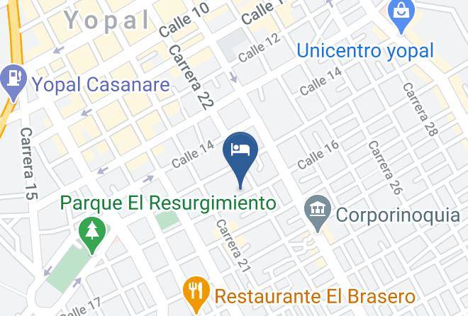 Hotel Denver Center Map