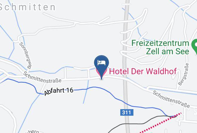 Zell Am See - Hotel Der Waldhof Maps