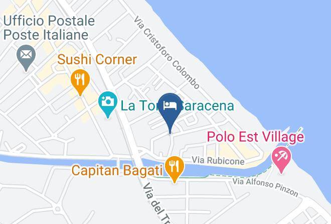 Rimini - Hotel Derby Maps
