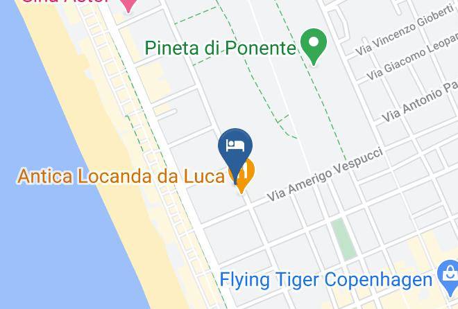 Lucca - Hotel Derna Maps