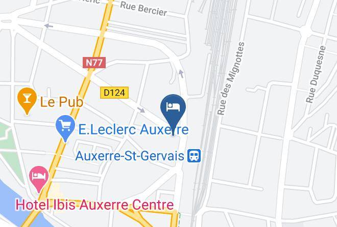 Yonne - Hotel Des 2 Gares Maps