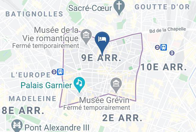 Hotel Des 3 Poussins Map